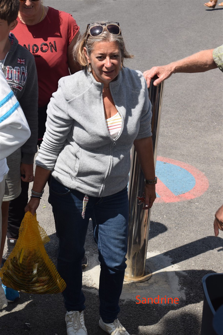 Arrivée de Sandrine.