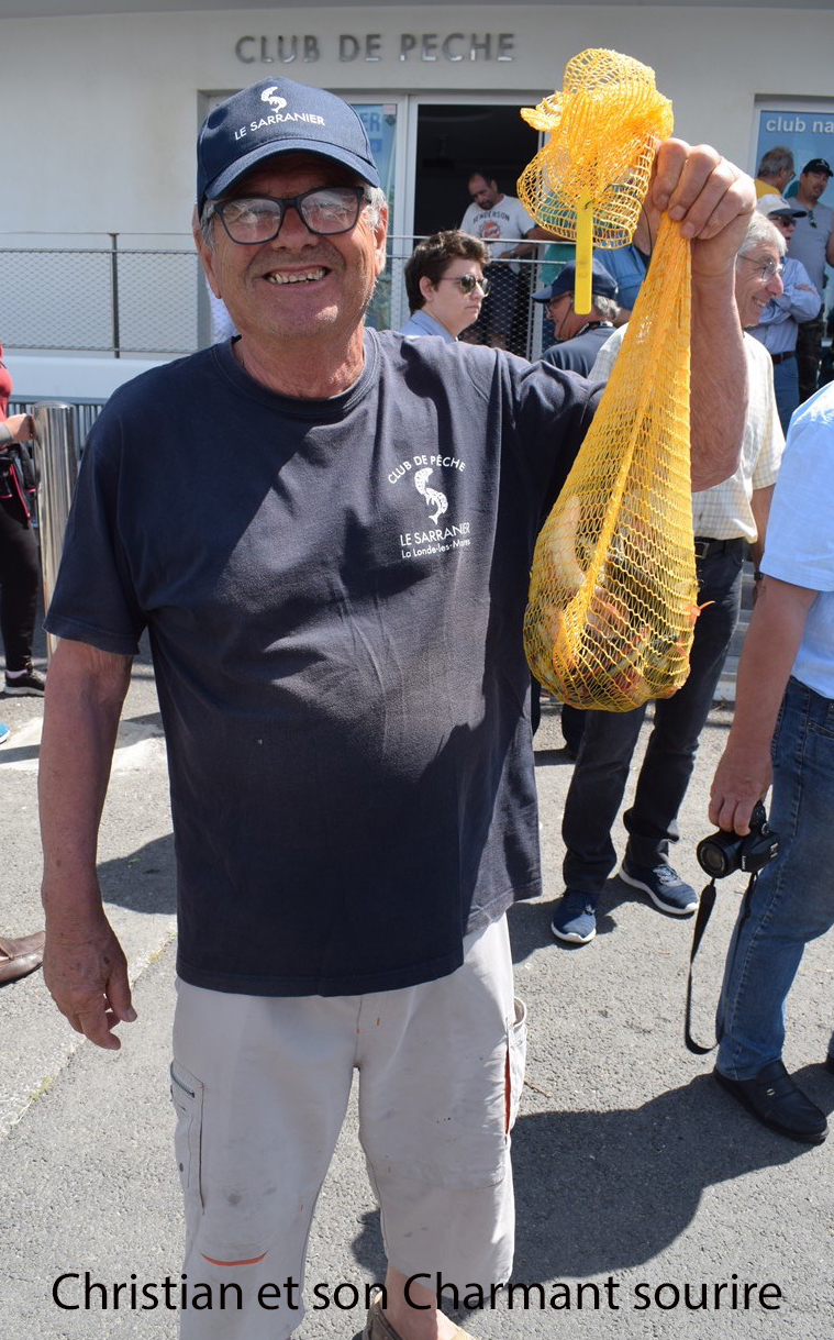 La pêche de Christian.