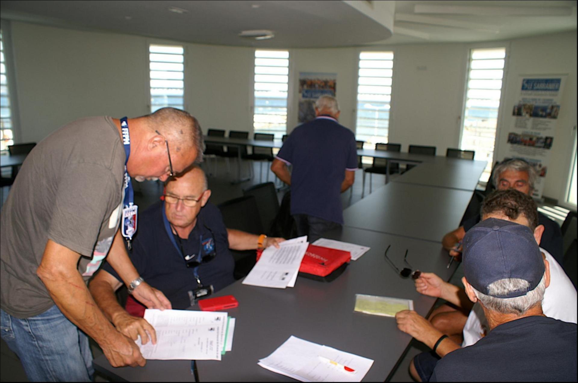 La réunion des arbitres