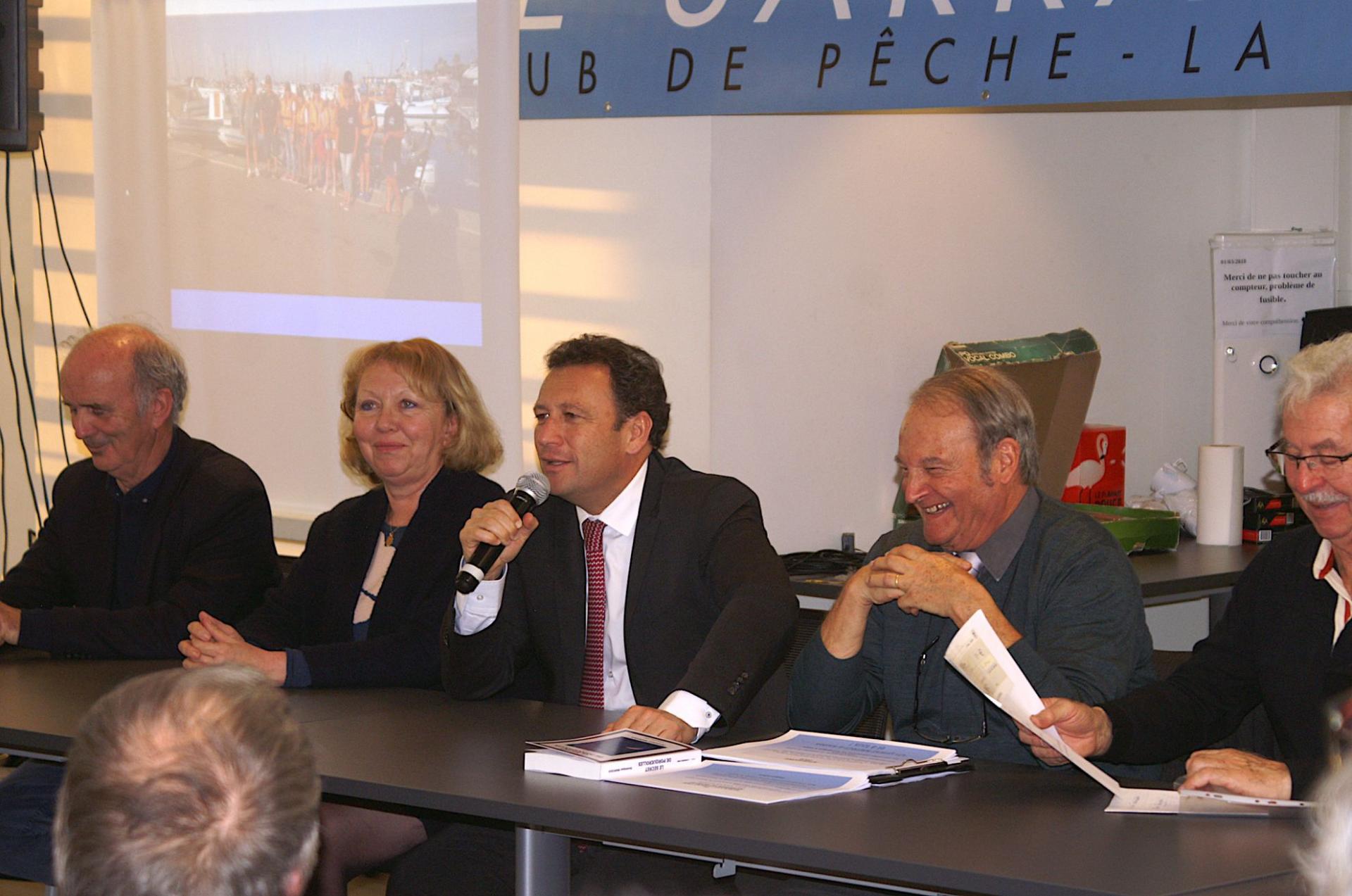 Mr le maire répond à notre président.