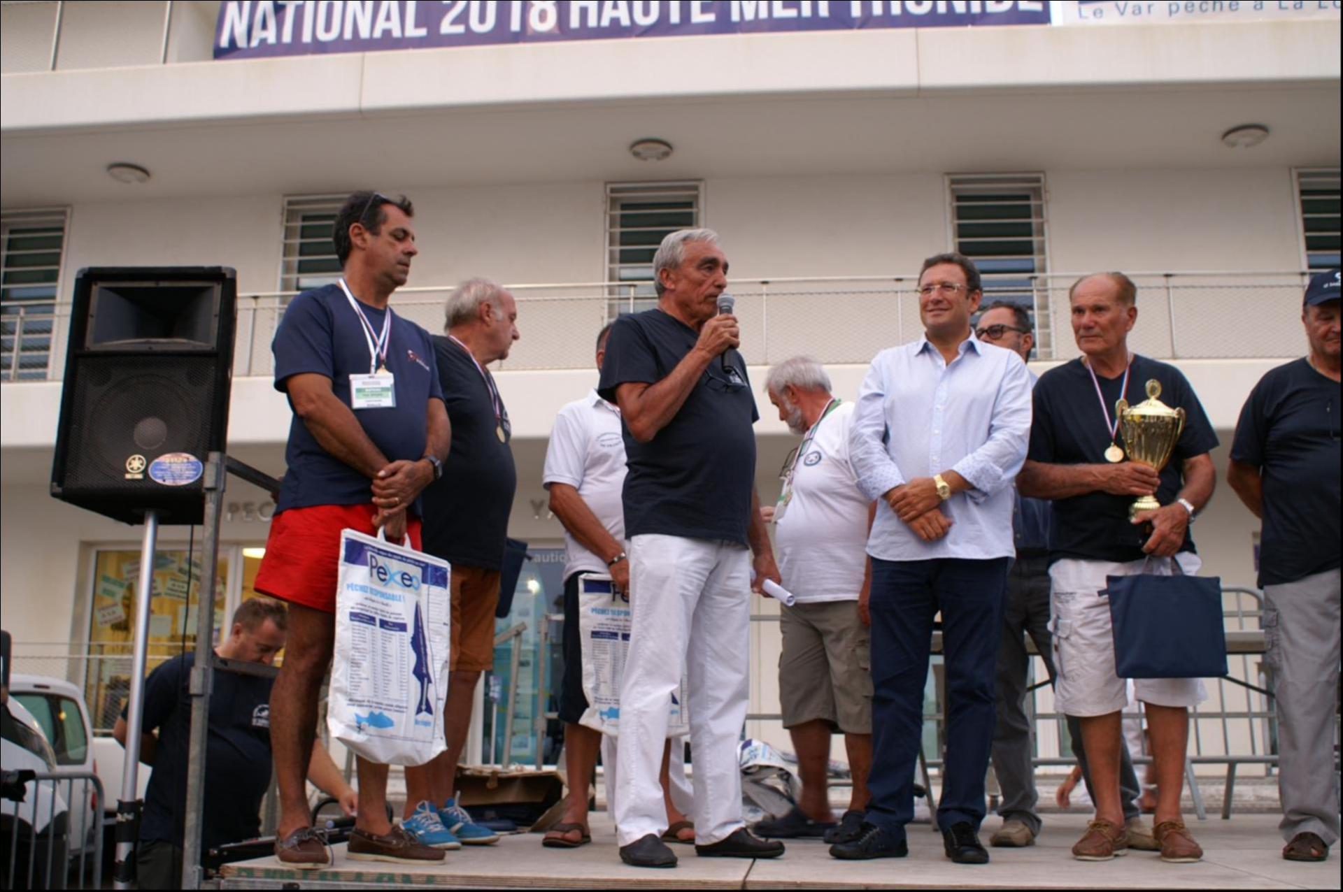 Le Président du SARRANIER prononce son discours final