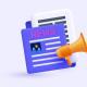 Vector icone 3d mise jour nouvelles journaux informationn nouvelle idee conception conception 135323 1142